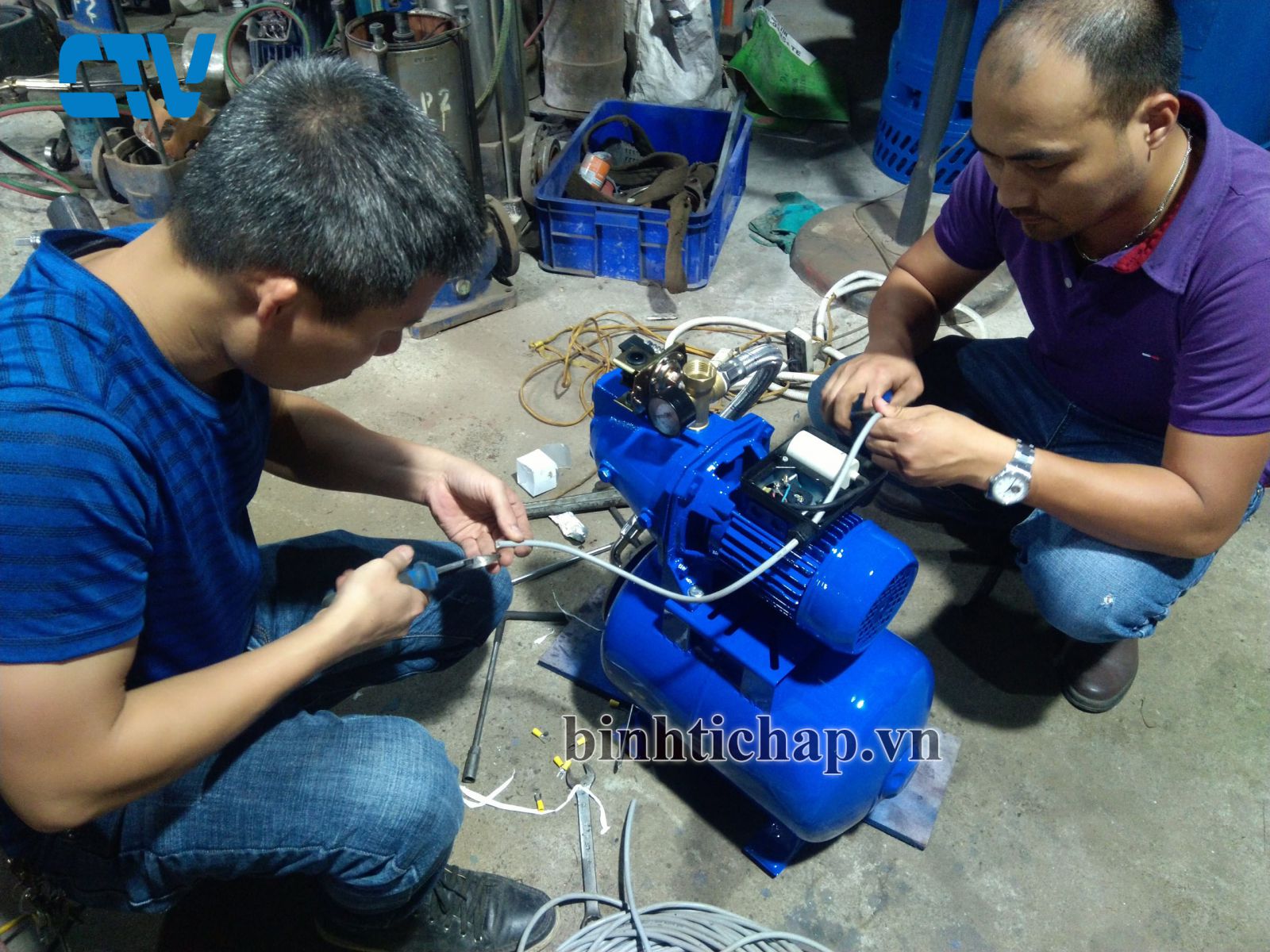 Bộ tăng áp bơm gia đình