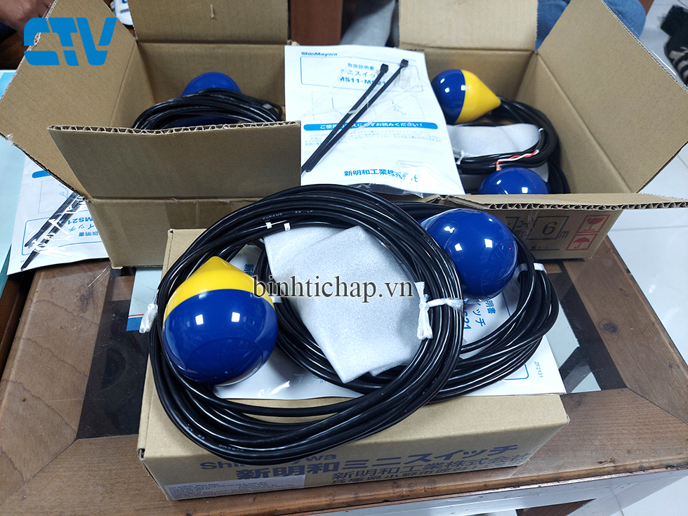 Phao chống cạn Shinmaywa MS-11, MS 21 (Phao điện máy bơm)