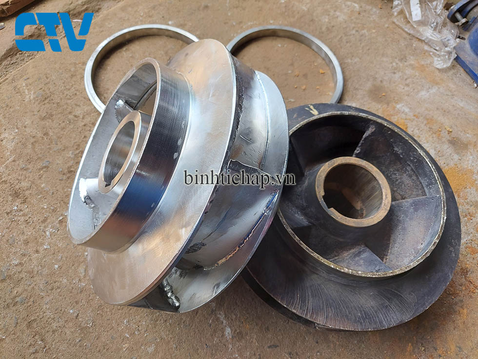 Sửa máy bơm công nghiệp bị hỏng cánh