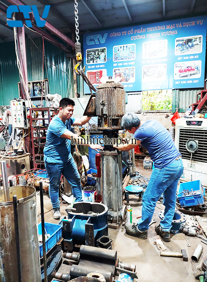 Chuyên gia máy bơm trục đứng tại Cường Thịnh Vương