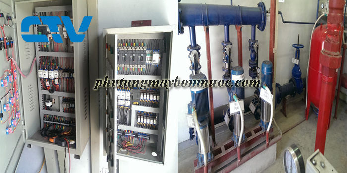 Tủ điện điều khiển hệ thống máy bơm tăng áp