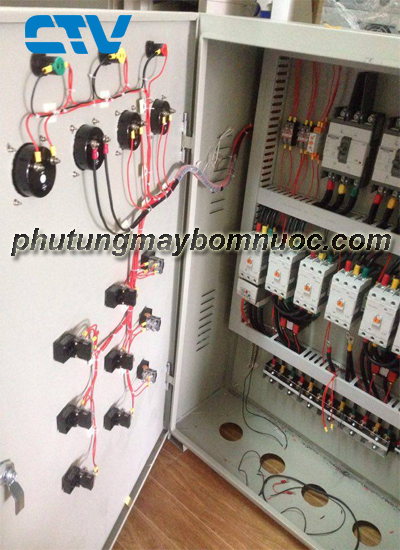 Tủ điện cho máy bơm cấp nước sạch sinh hoạt