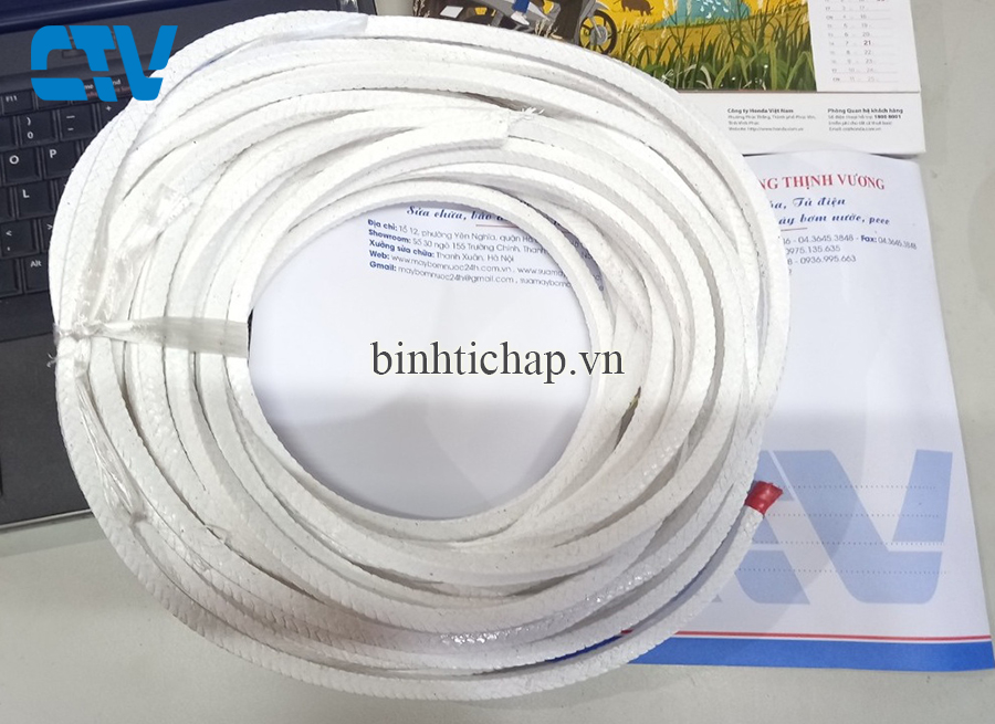 Phớt dây basituc (Dây tết chèn) đường kính 6x6 mm