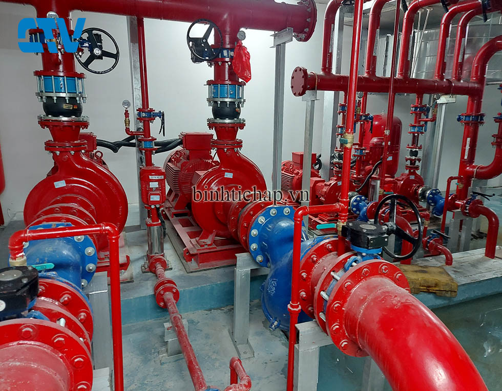 Sửa chữa, thay phớt máy bơm cứu hỏa tại miền Bắc
