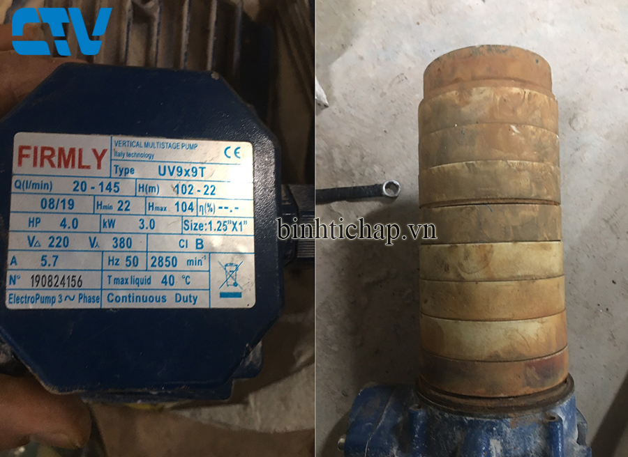 Thay buồng cánh máy bơm Firmly nhanh chóng, uy tín tại Cường Thịnh Vương