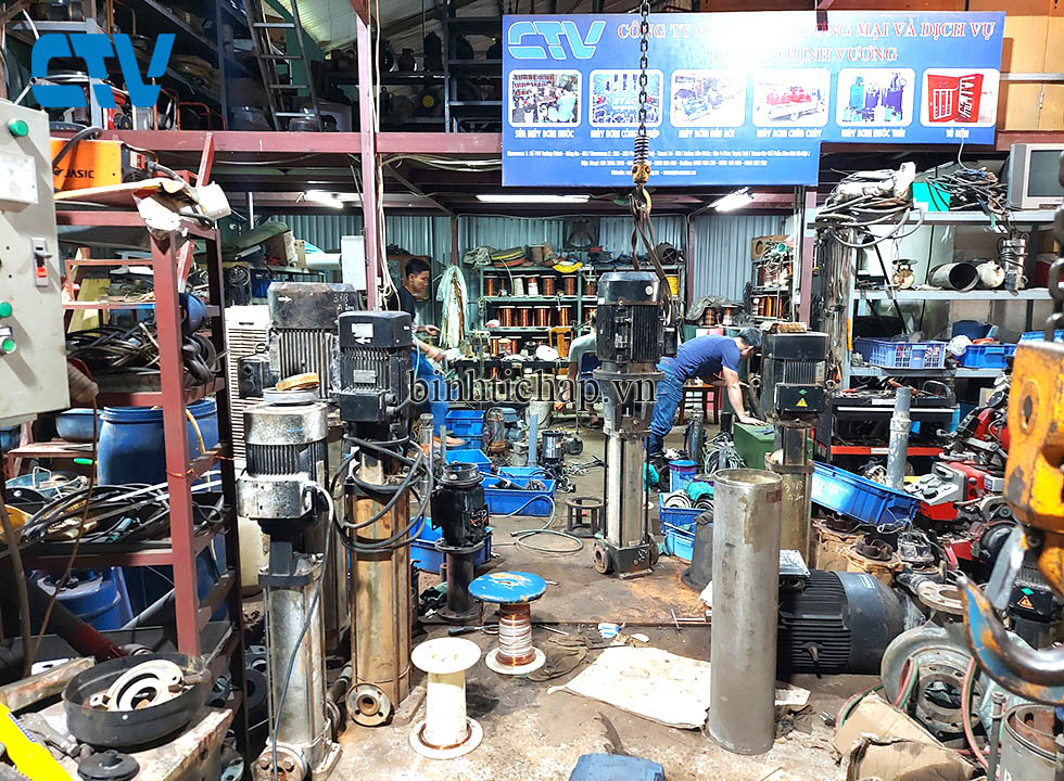 Sửa chữa, bảo dưỡng máy bơm đa tầng cánh trục đứng uy tín tại miền Bắc