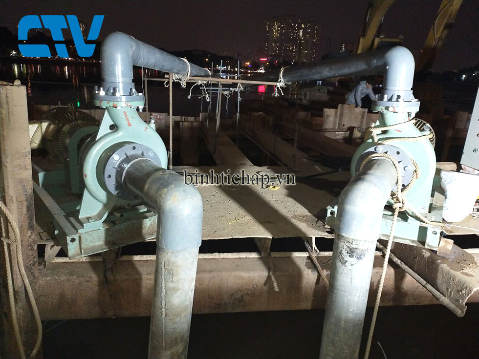 Thuê máy bơm trục rời công nghiệp – Giải pháp tối ưu cho công trình và sản xuất