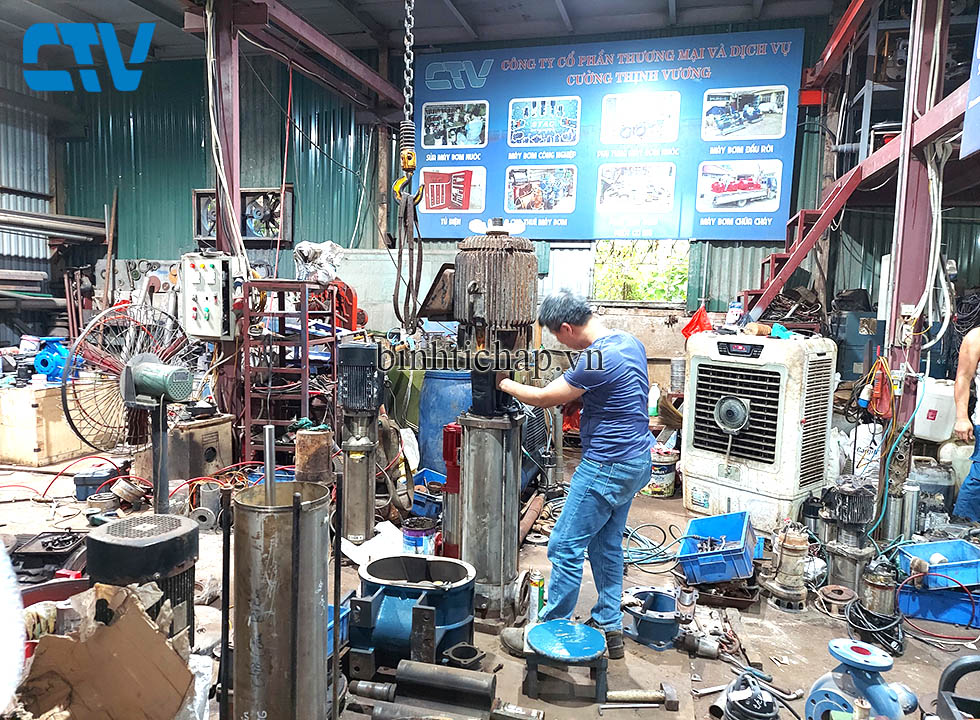 Đơn vị sửa chữa bơm trục đứng tại Hà Nội nhanh chóng, uy tín